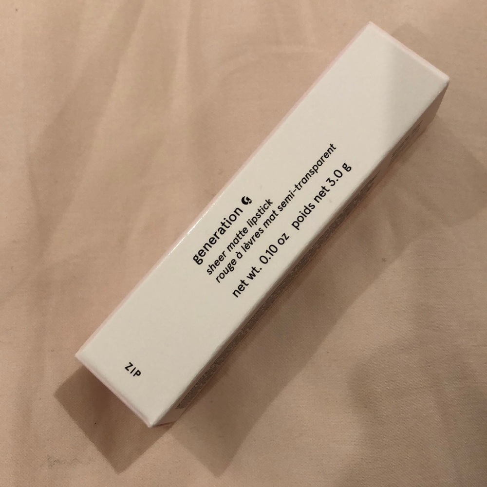 Glossier Sheer Matte Lipstick in Zip